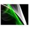 Designart - Fractal Lines Green White - Abstract Canvas art print